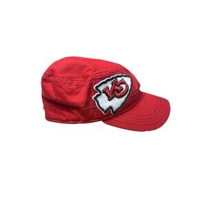 Kansas City Chiefs New Era Women's Chic Cadet Adjustable Hat NFL Football Cap